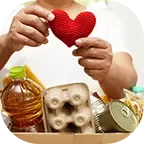 Asian woman holding a heart